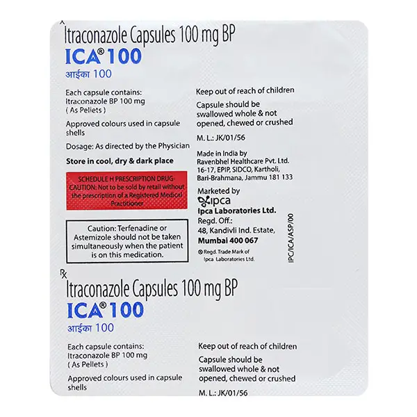 Ica 100mg Capsule