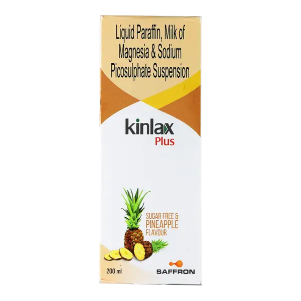 Kinlax Plus Syrup Pineapple Sugar Free