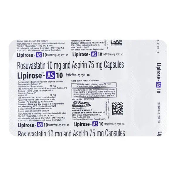 Lipirose-AS 10 Capsule