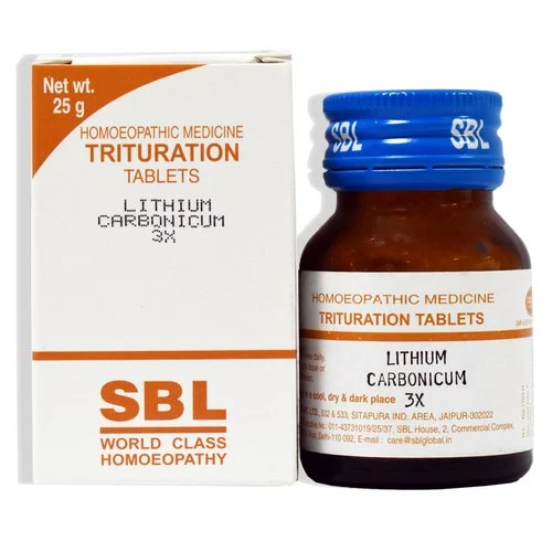 SBL Lithium Carbonicum Trituration Tablet 3X