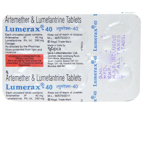 Lumerax 40mg/240mg Tablet