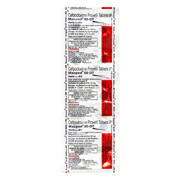 Macpod 50mg Tablet DT