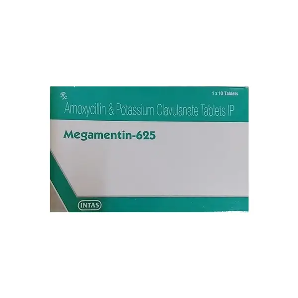 Megamentin 625 Tablet 10's