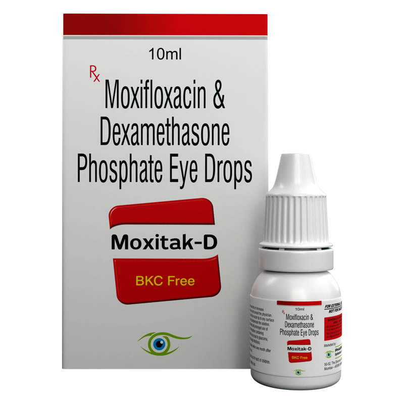 Moxitak D Eye Drop BKC Free