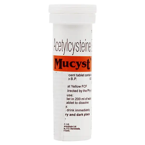 Mucyst 600mg Tablet