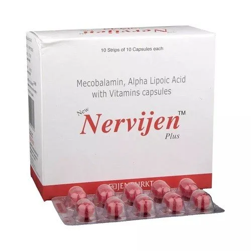 New Nervijen Plus Soft Gelatin Capsule | With Methylcobalamin, ALA & Vitamins