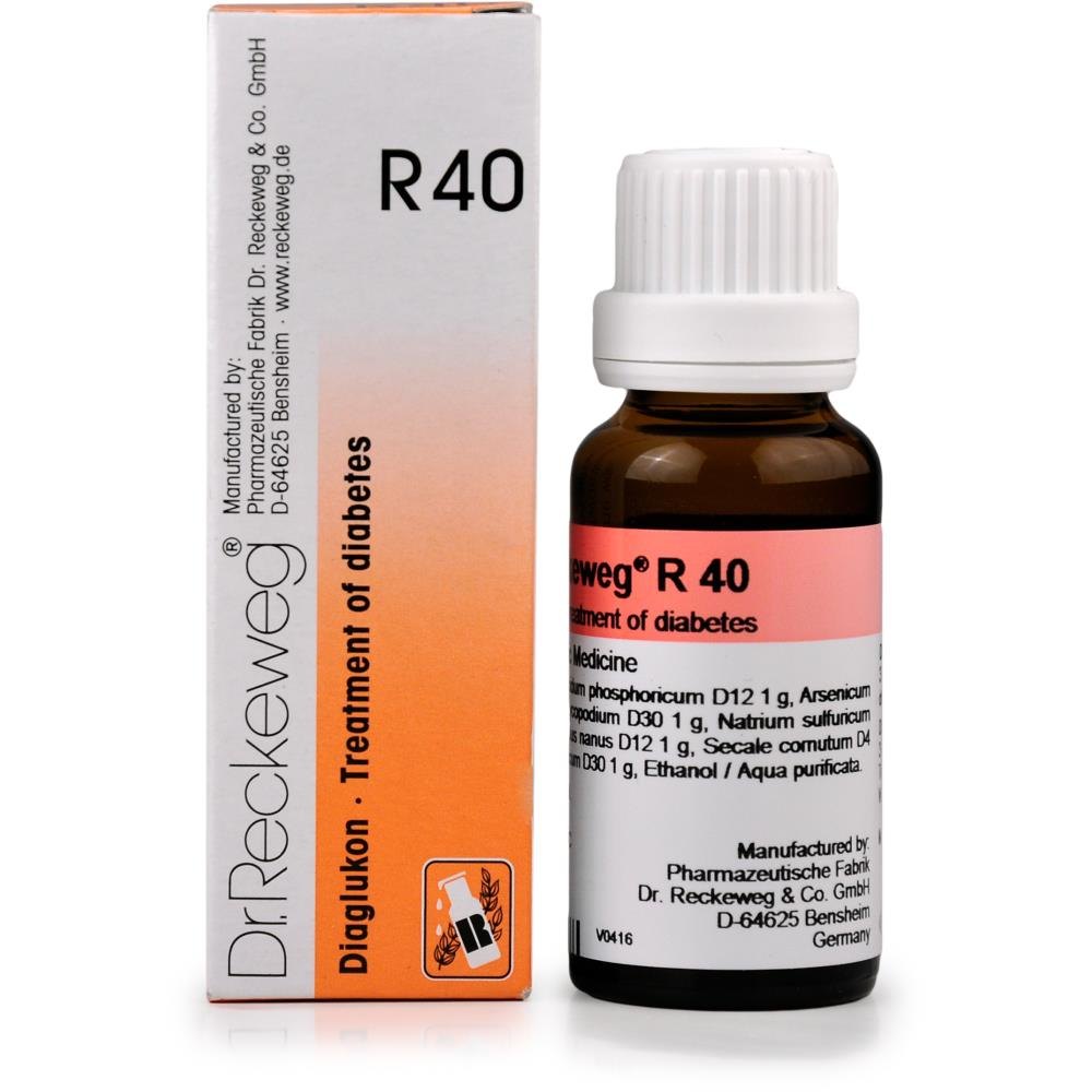 Dr. Reckeweg R40 Diabetes Drop Homeopathic Medicine