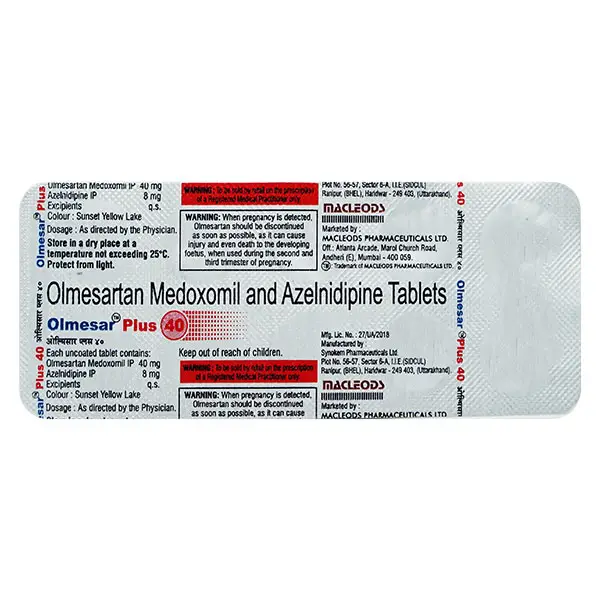 Olmesar Plus 40 Tablet