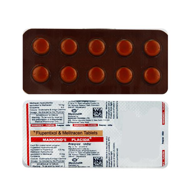 Placida Plus 0.5 mg/10 mg Tablet