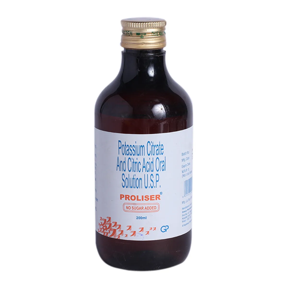 Proliser Syrup Sugar Free 200ml