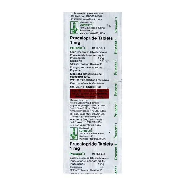 Prusent 1mg Tablet