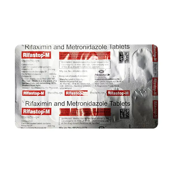 Rifastop M 200mg/400mg Tablet