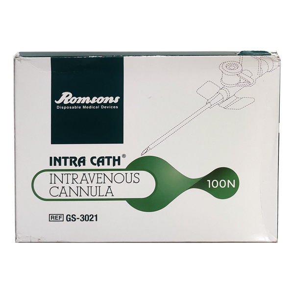 Romsons Intra Cath Cannula 22G