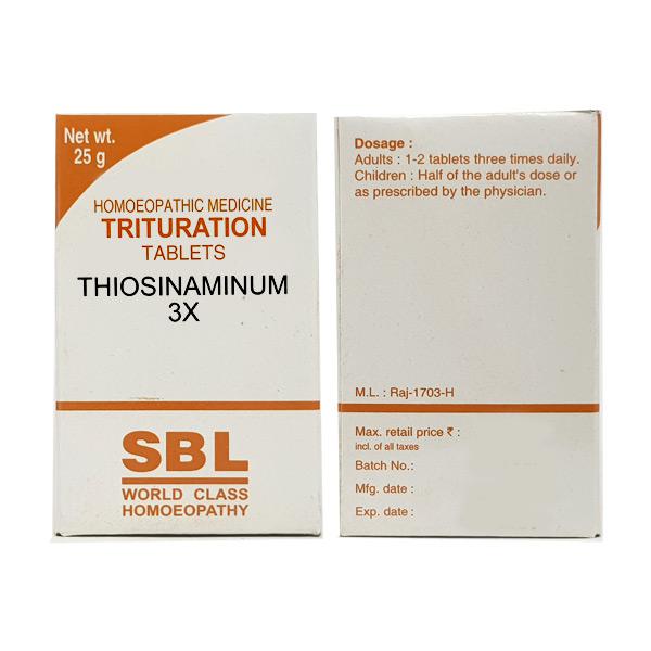 SBL Thiosinaminum Trituration Tablet 3X