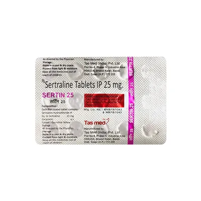 Sertin 25mg Tablet