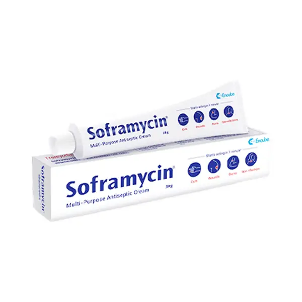 Soframycin Multi-Purpose Antiseptic Cream for Cuts, Wounds, Burns & Skin Infections 30gm