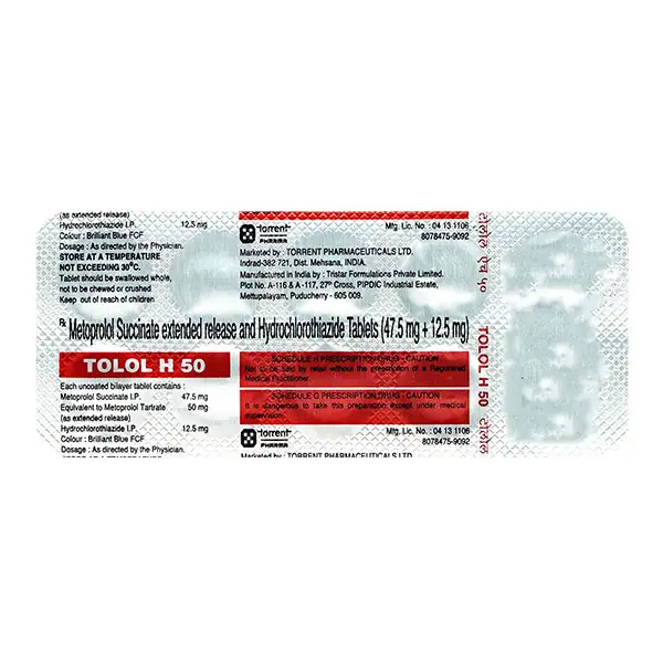 Tolol H 50mg Tablet