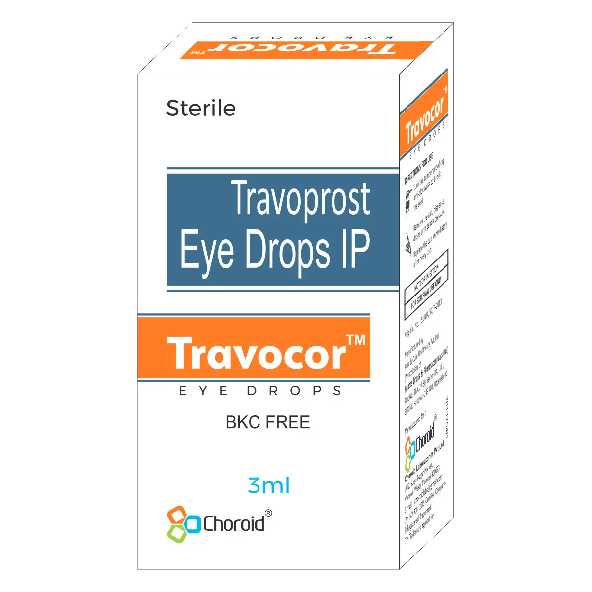 Travocor 0.004% Eye Drop