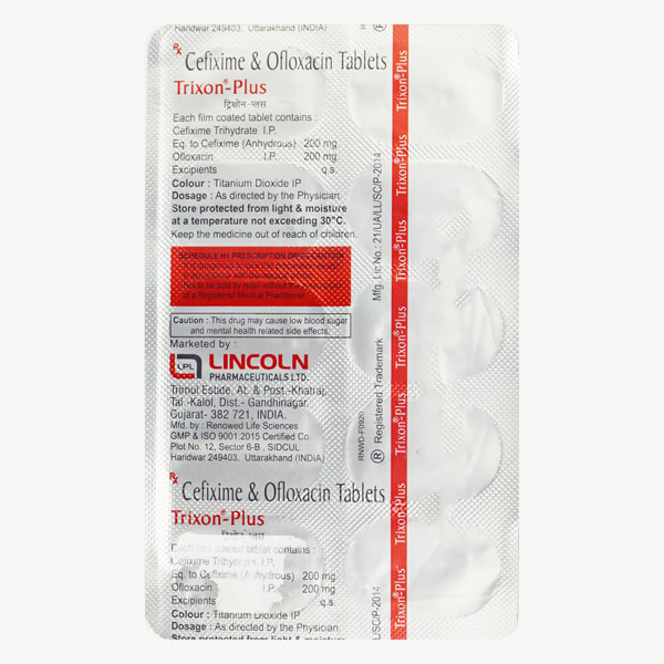 Trixon Plus 200 mg/200 mg Tablet