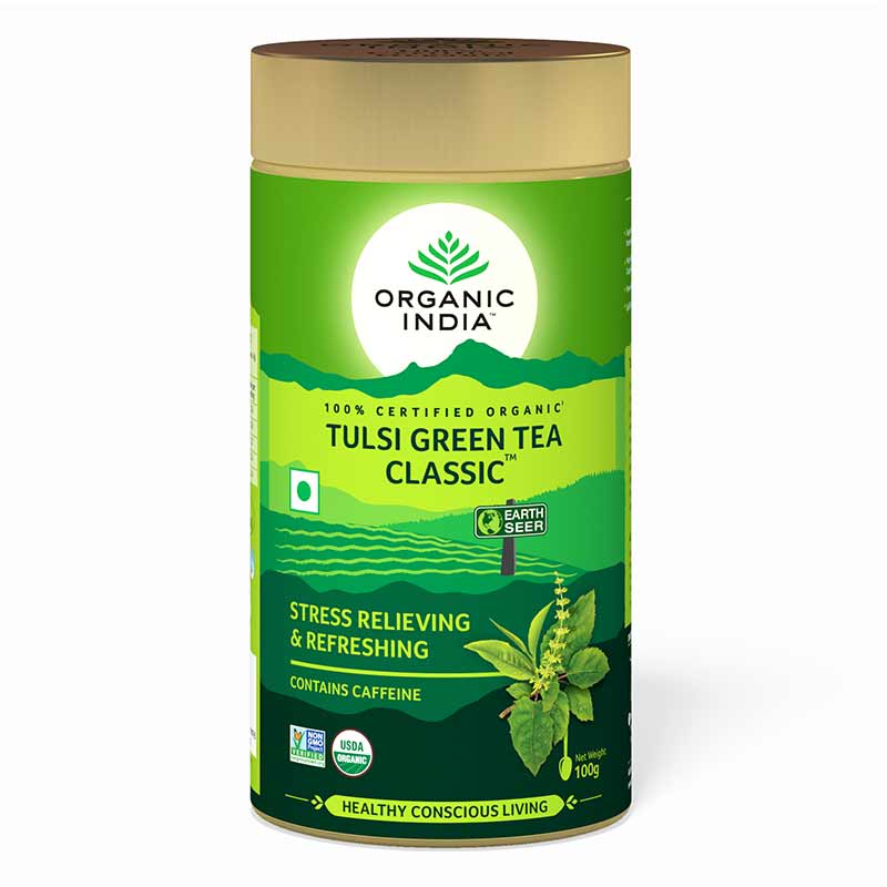 Organic India Tulsi Green Tea Classic