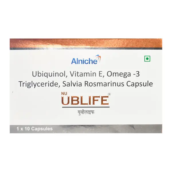 Nu Ublife Capsule with Ubiquinol, Vitamin E & Omega 3