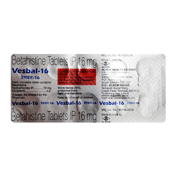 Vesbal 16mg Tablet