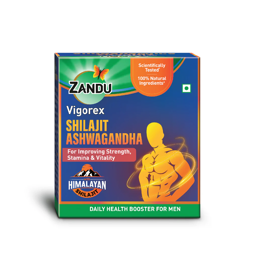 Zandu Vigorex Shilajit Ashwagandha Capsule