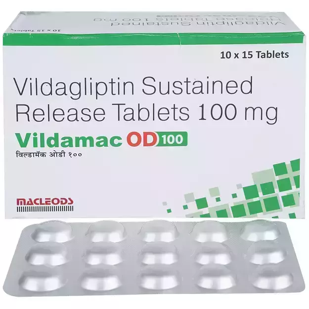 Vildamac OD 100mg Tablet