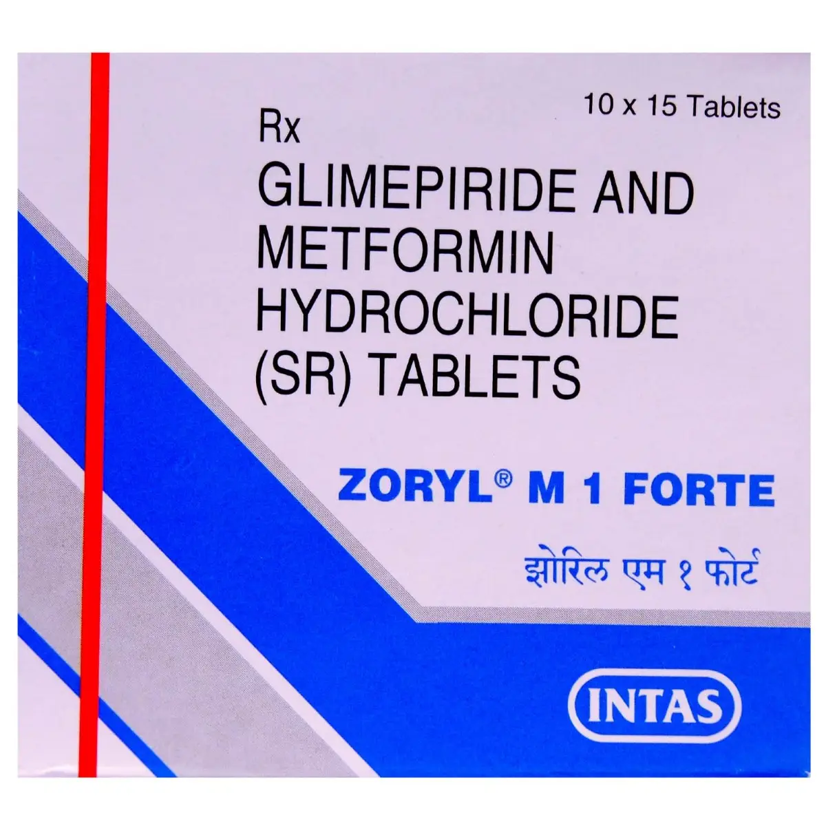 Zoryl M 1 Forte Tablet PR