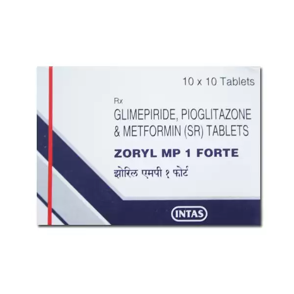 Zoryl MP 1 Forte Tablet SR 10's