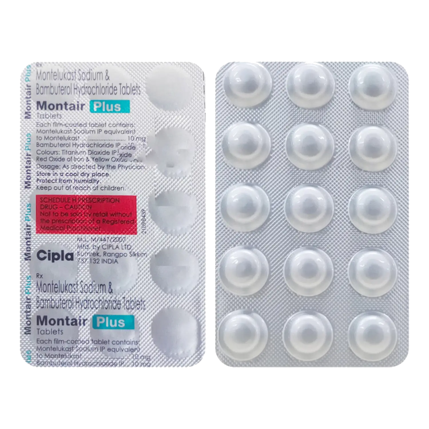 Montair Plus Tablet 15's