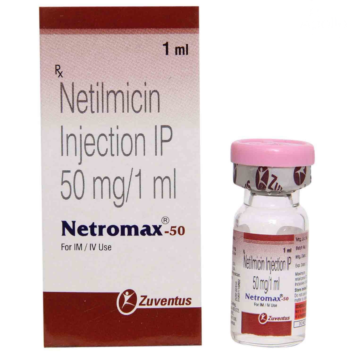 Netromax 50mg Injection