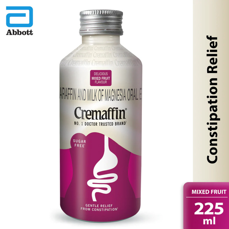 Cremaffin Constipation Relief with Liquid Paraffin | Flavour Mixed Fruit