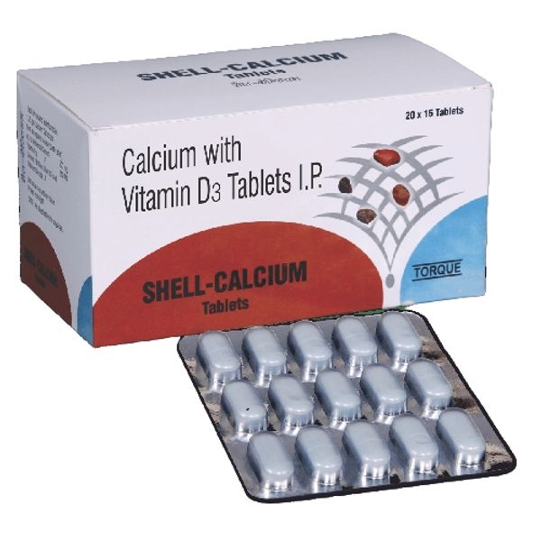 Shell Calcium D3 Tablet from Torque for Osteoporosis