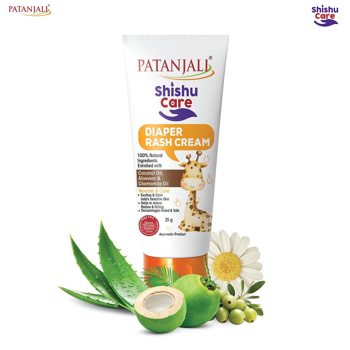 Patanjali Shishu Care Cream - Diaper Rash