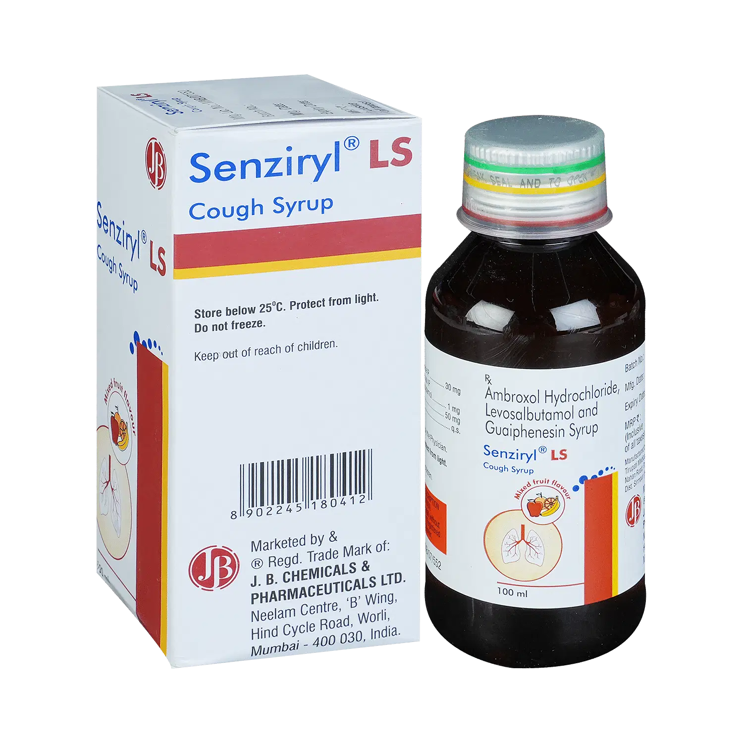 Senziryl LS Syrup Mixed Fruit