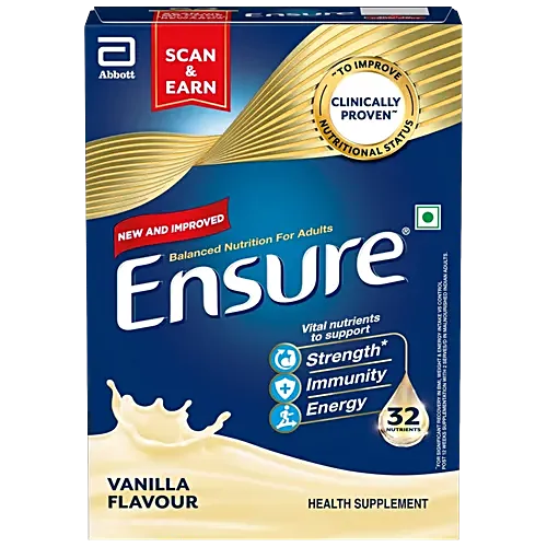 Ensure Powder Complete Balanced Nutrition Drink for Adults | Vanilla Refill