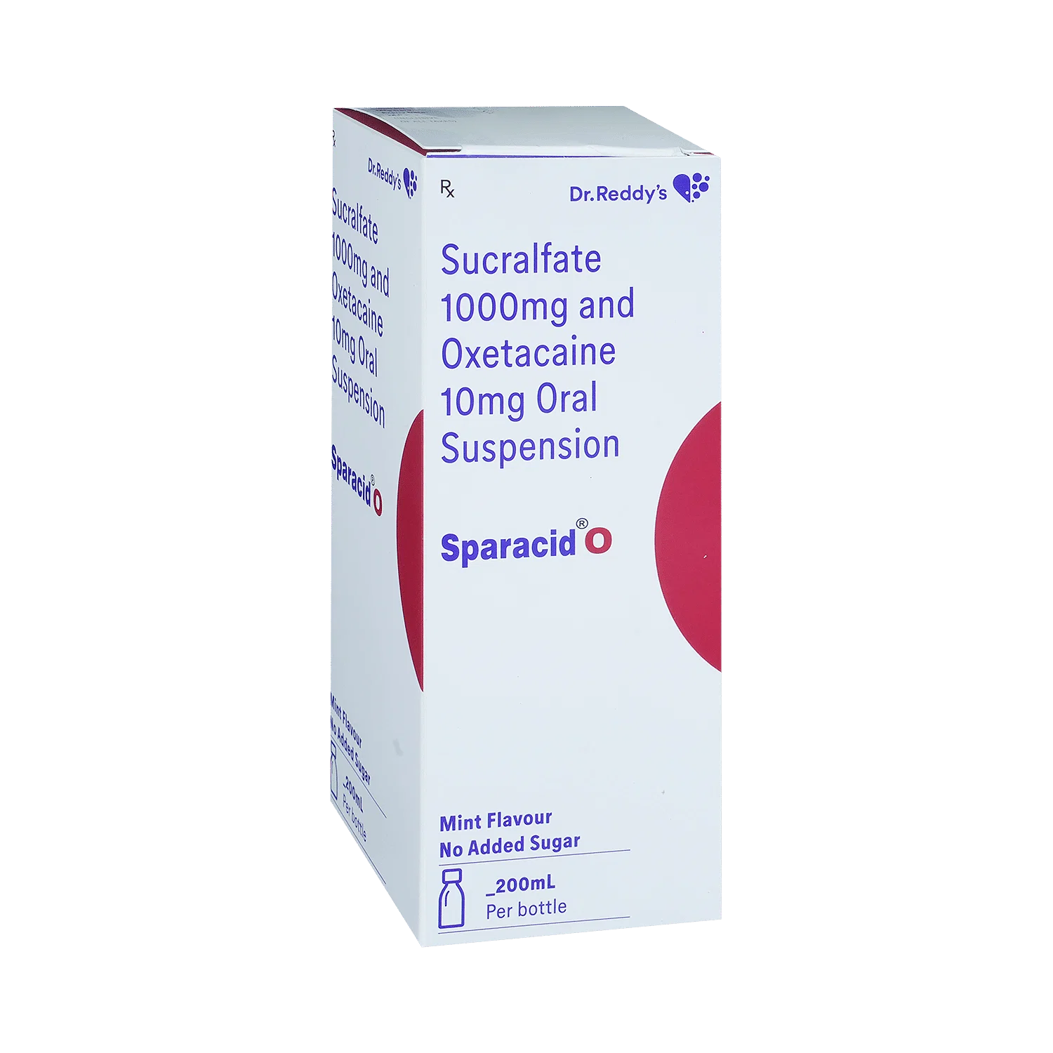 Sparacid O Oral Suspension Mint No Added Sugar