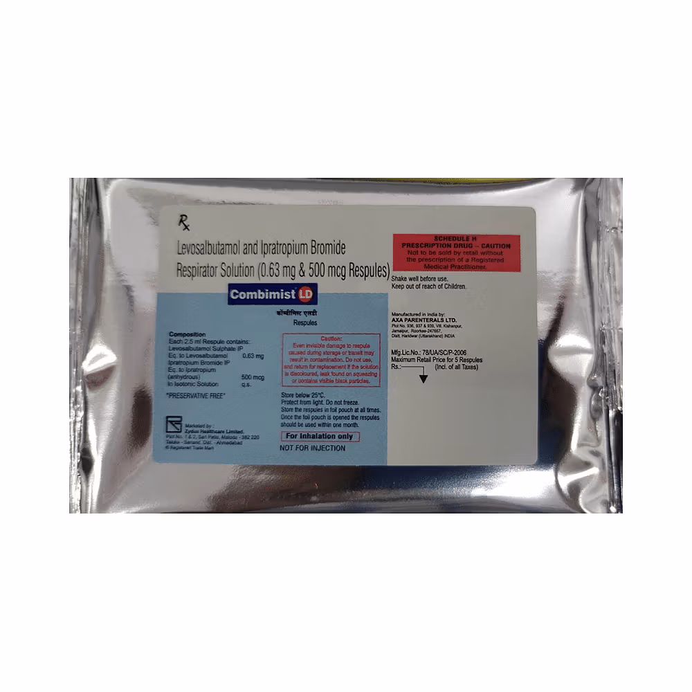 Combimist LD (2.5ml Each) Respules