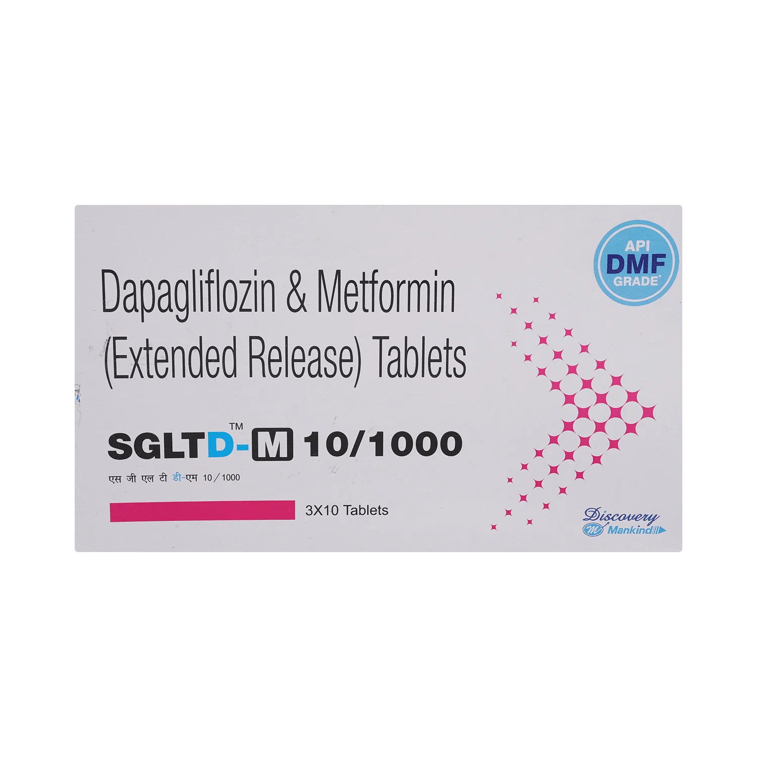 Sgltd M 10mg/1000mg Tablet