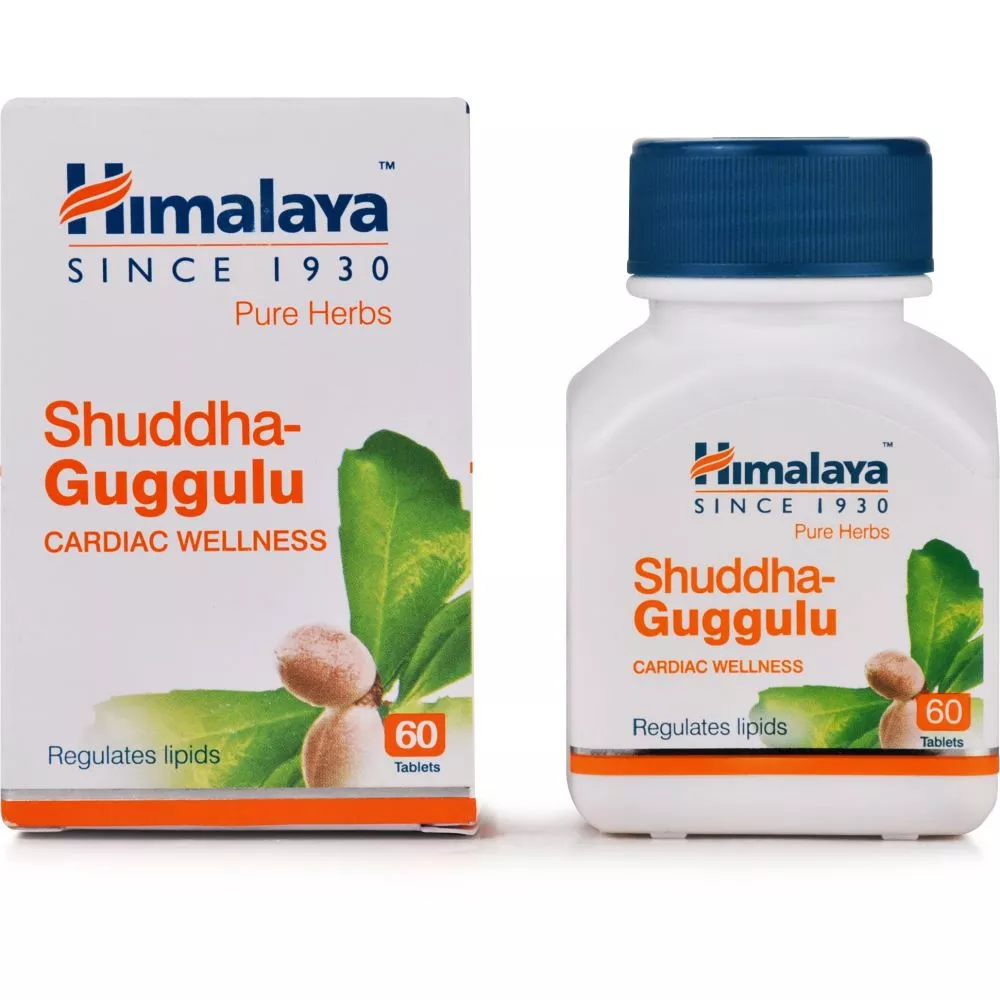 Himalaya Wellness Pure Herbs Shuddha Guggulu Cardiac Wellness Tablet