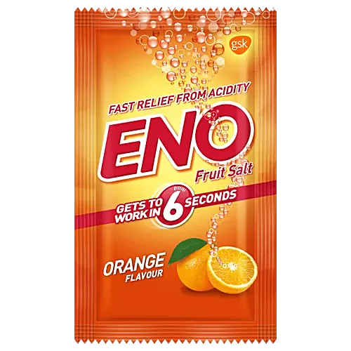 Eno Powder | Provides Fast Relief from Acidity | Flavour Orange 5gm