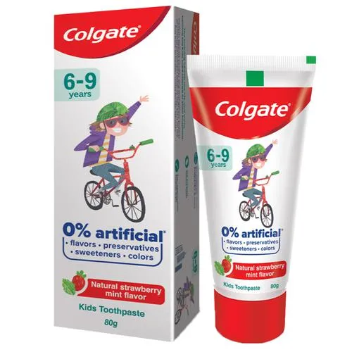 Colgate Natural Strawberry Mint Kids Toothpaste (6-9 Years)