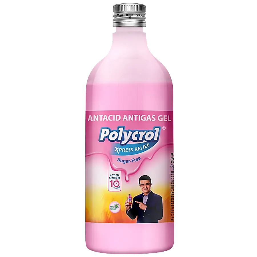 Polycrol Antacid Gel Paan Xpress Relief