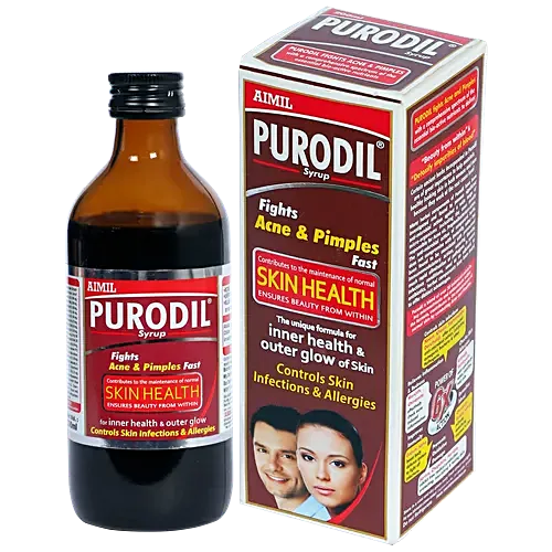 Purodil Syrup | Fights Acne & Pimples | Controls Skin Infections & Allergies