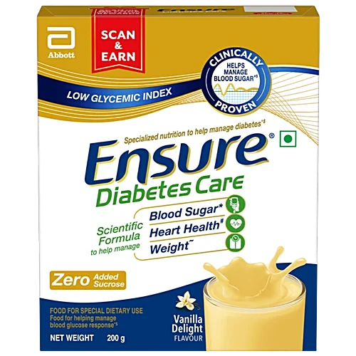 Ensure Diabetes Care Specialized Nutrition Drink Vanilla Delight 200gm