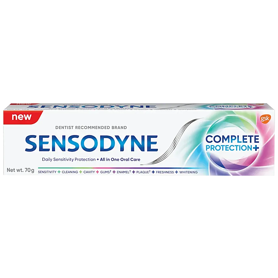 Sensodyne Complete Protection+ | For Sensitivity Protection & All in One Oral Care