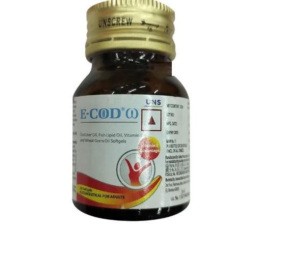 E-COD Omega Vitamin E Softgels