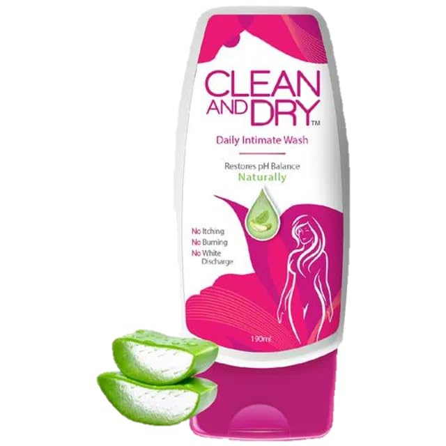 Clean and Dry Women's Daily Intimate Wash | Restores pH Balance