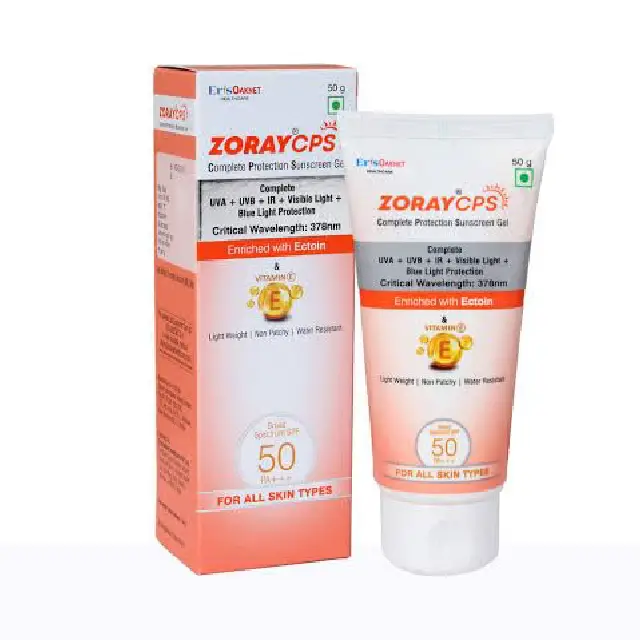 Zoray CPS Complete Protection Sunscreen Gel SPF 50 PA+++ | UVA+UVB+IR Protection